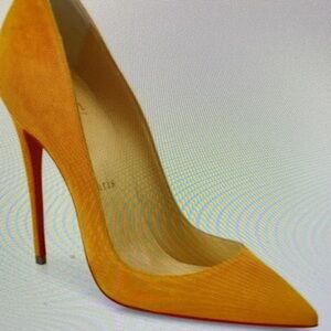 Free People Vibrant Orange Heels